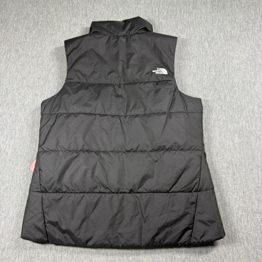 The North Face Puffer Vest Women M Black Everyday Insulated Full Zip Pockets NWT - Picture 6 of 7